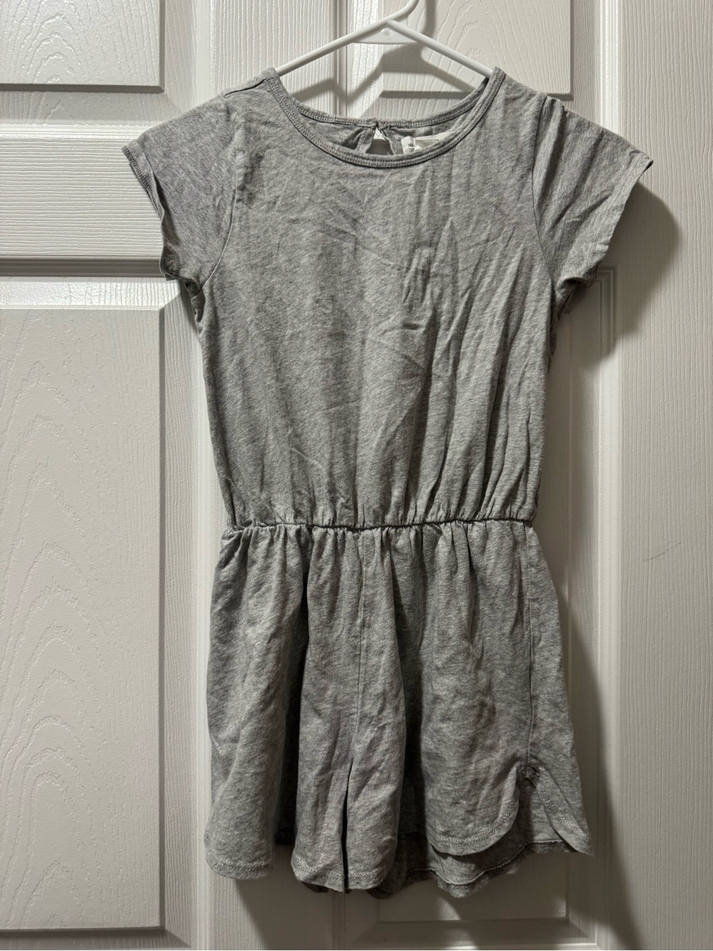 Melrose and Market Grey Short Sleeve Skater Dress